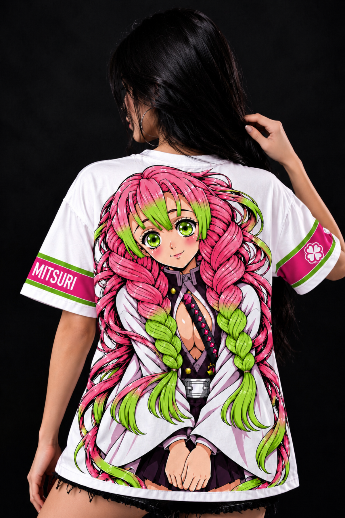Mitsuri Love Hashira Oversized Tee – White