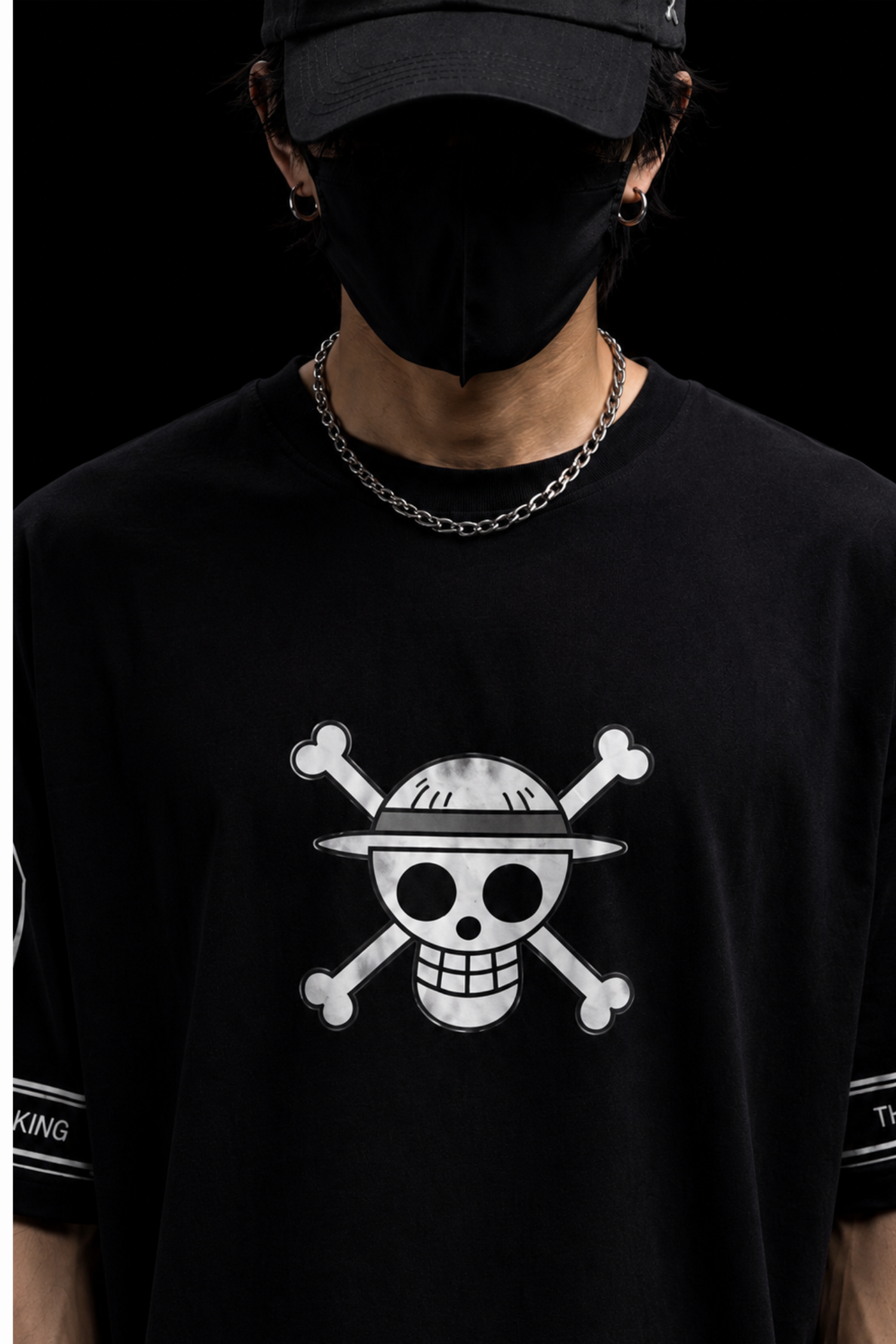 Gear 05 Luffy King Oversized T-Shirt -Black