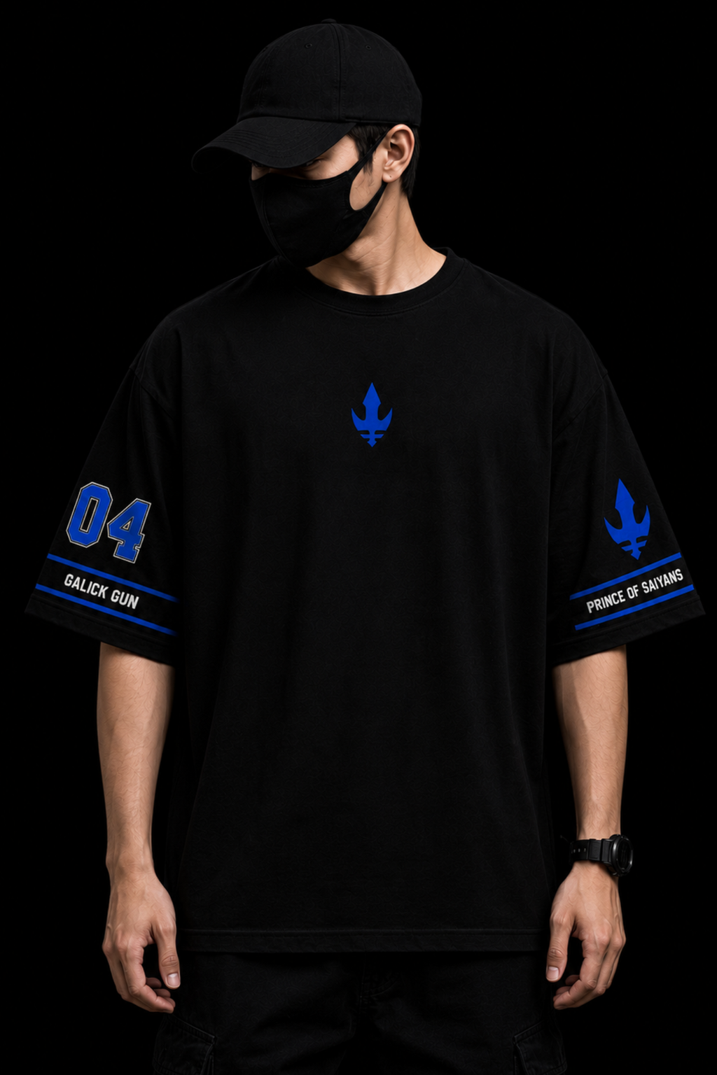Vegeta 04 Oversized T-Shirt -Black