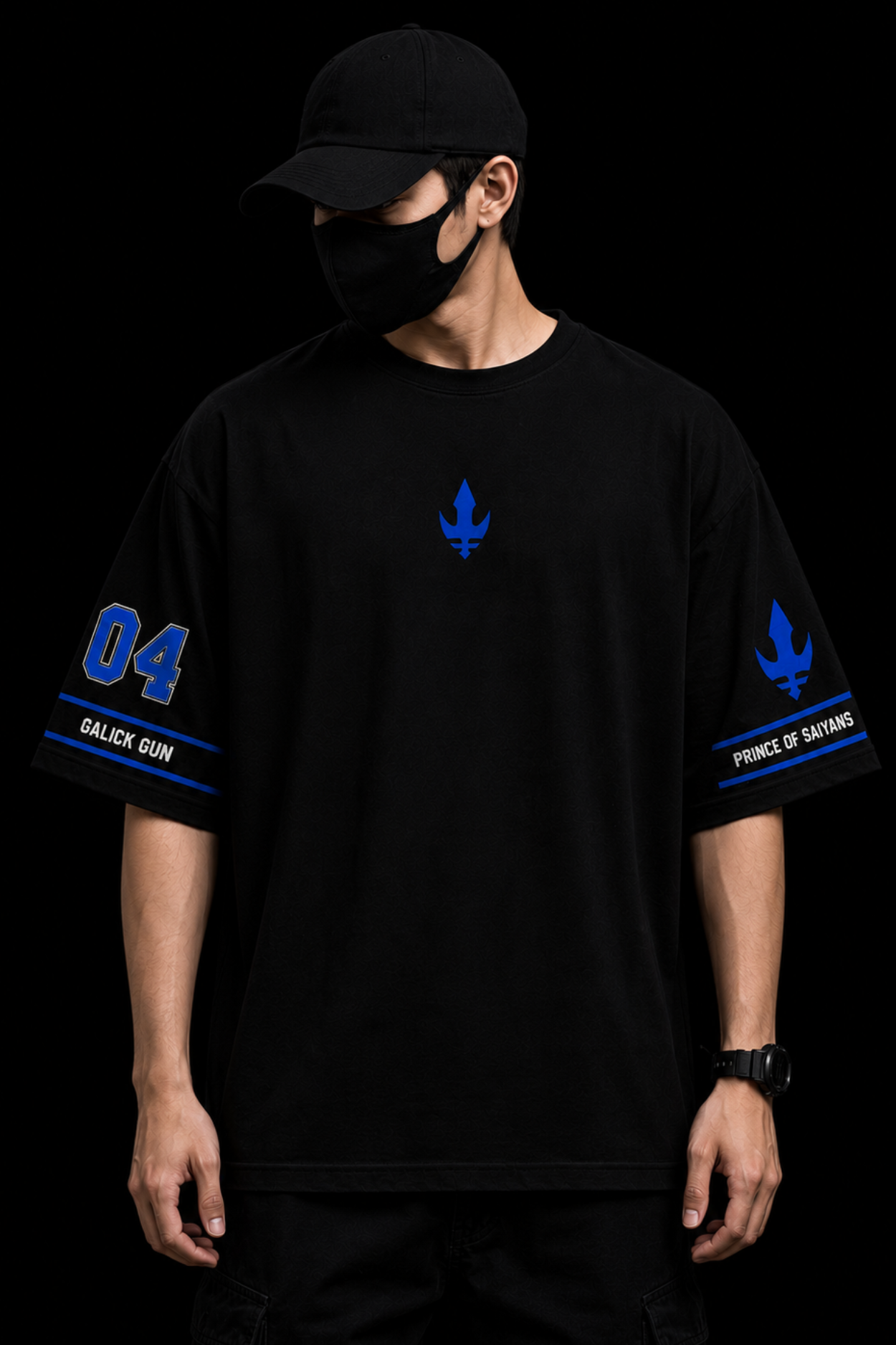 Vegeta 04 Oversized T-Shirt -Black