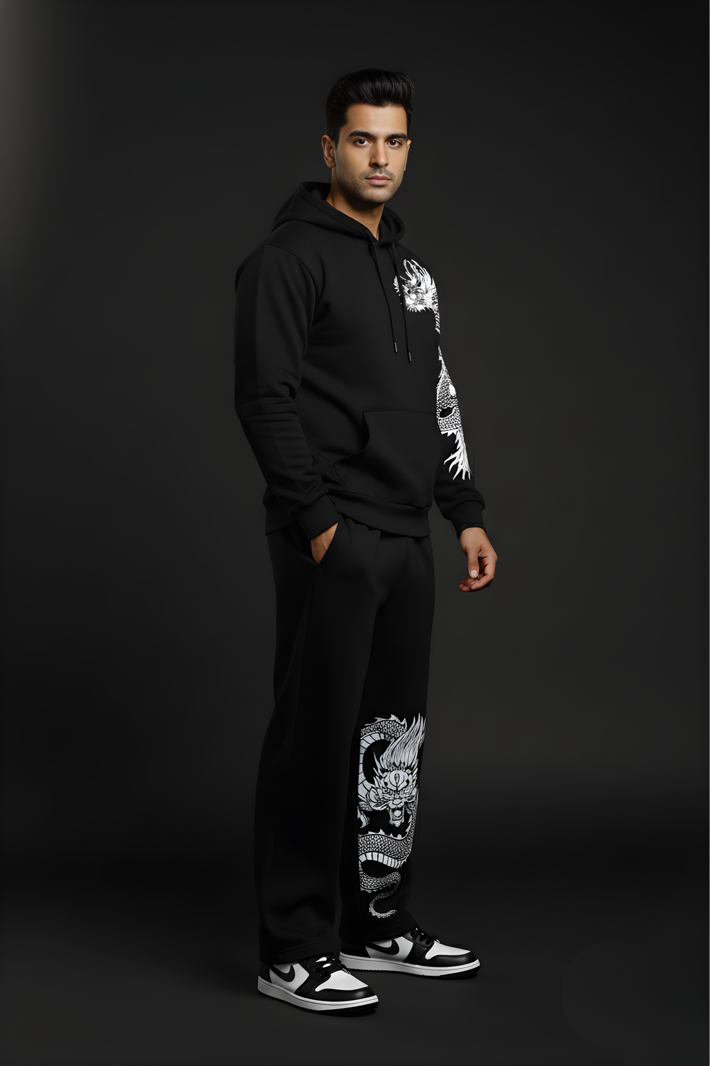 DRAGONSTRIKE Unisex Winter Set  - Black