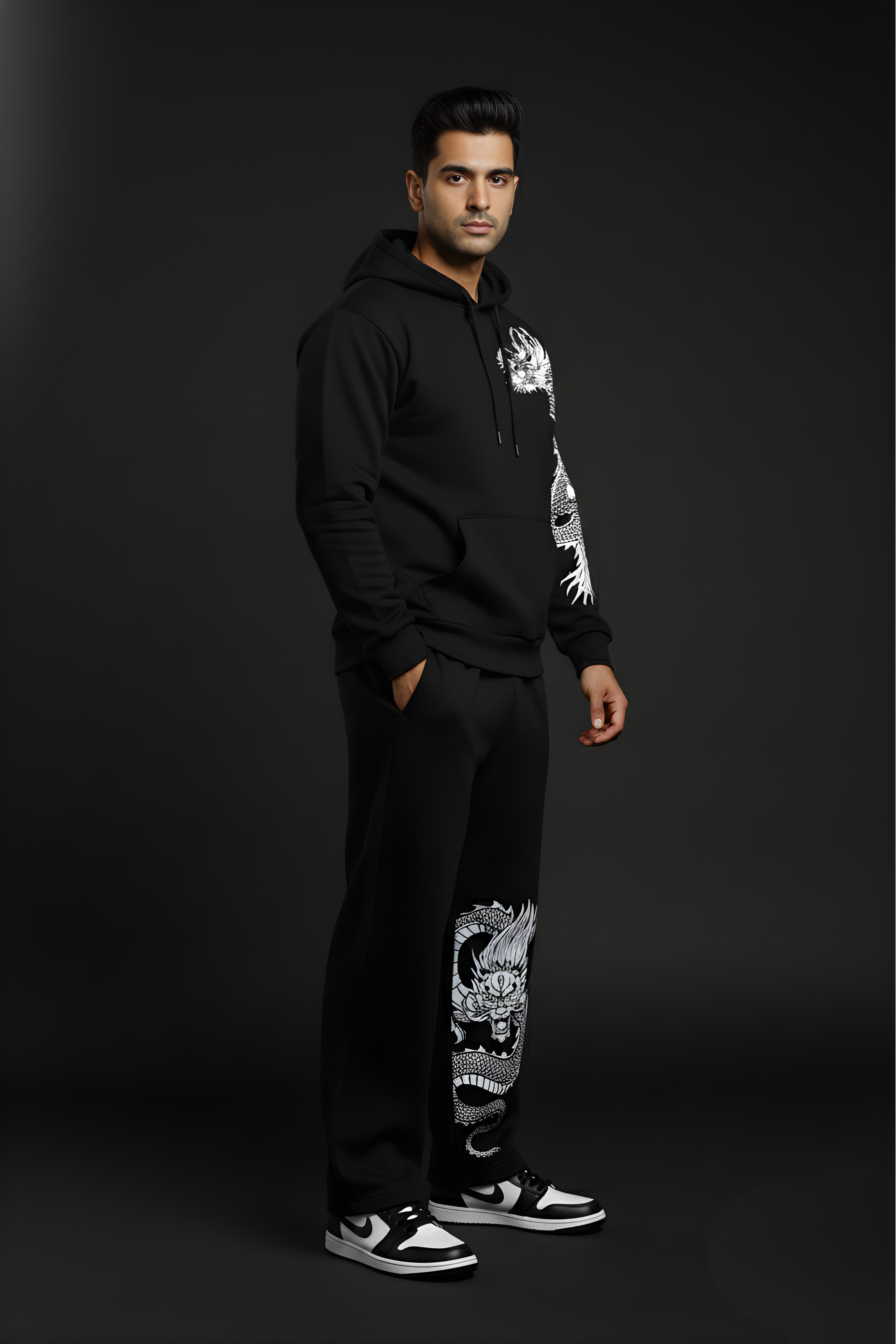 DRAGONSTRIKE Unisex Winter Set  - Black