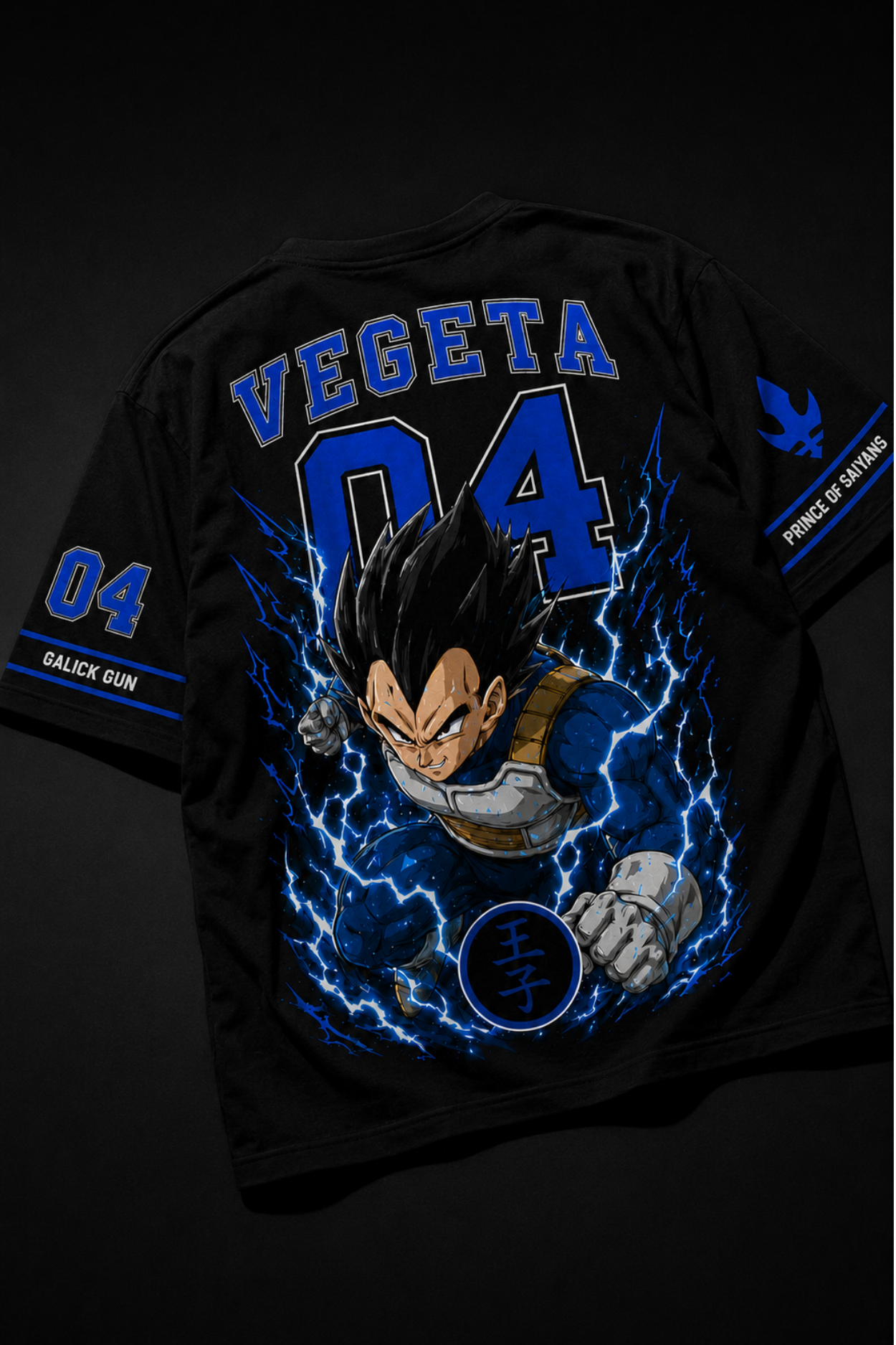 Vegeta 04 Oversized T-Shirt -Black