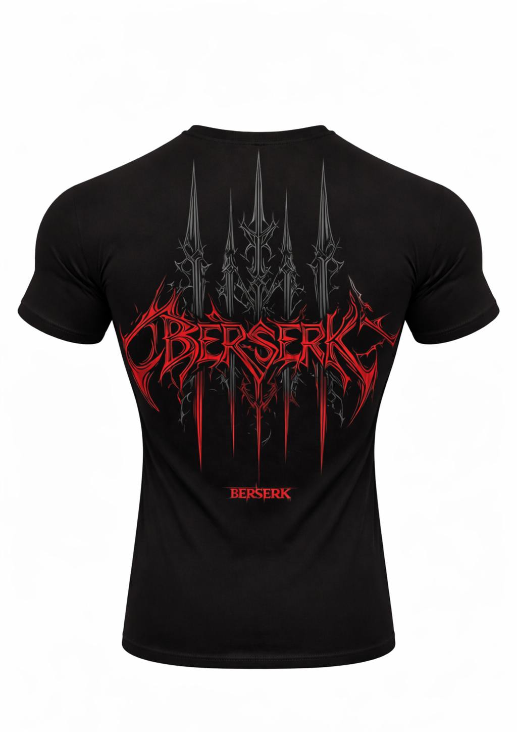 BERSERK Compression Half Sleeve T-Shirt – Black