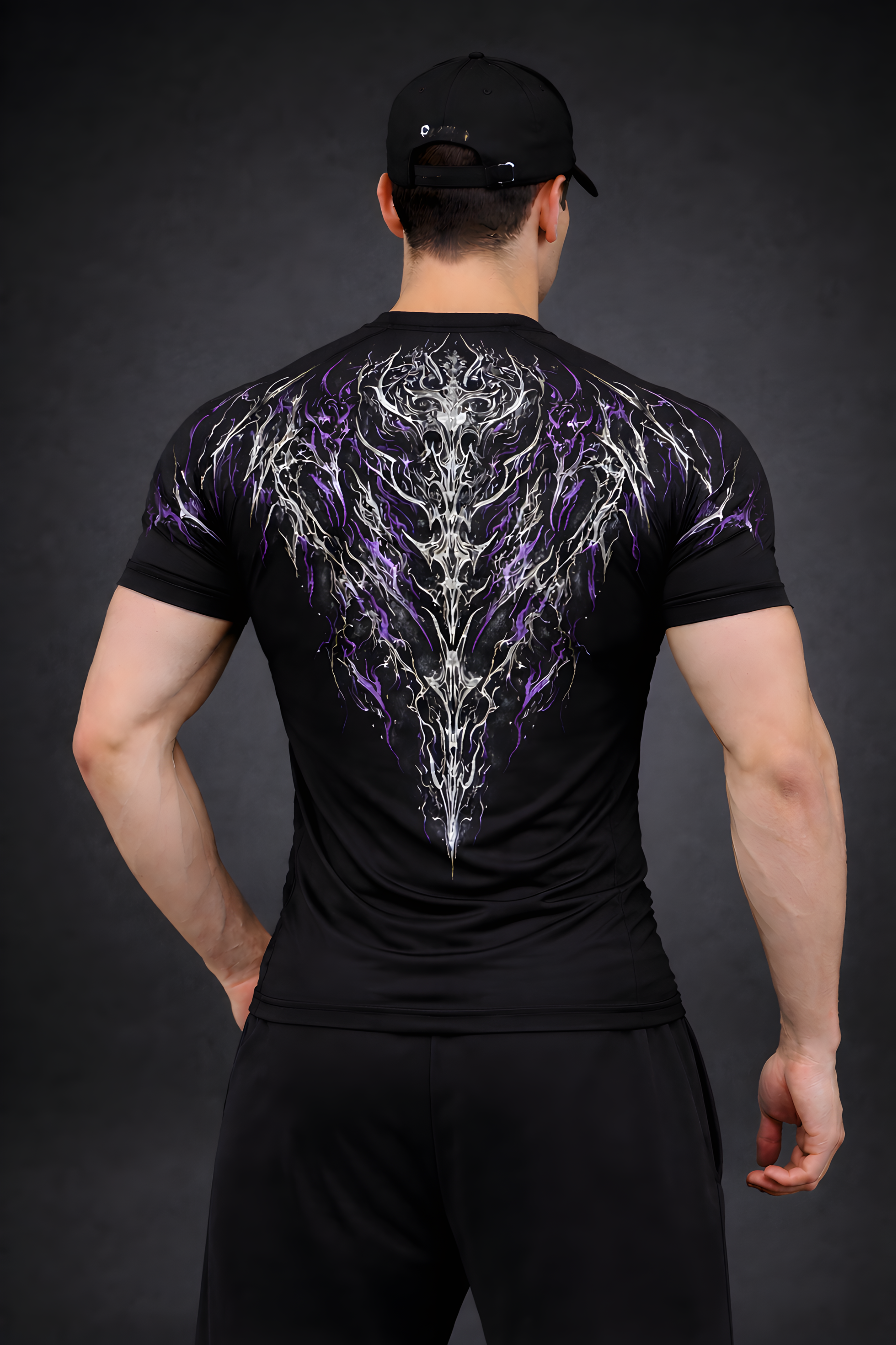 Void Rage Compression Half Sleeve T-Shirt – Black