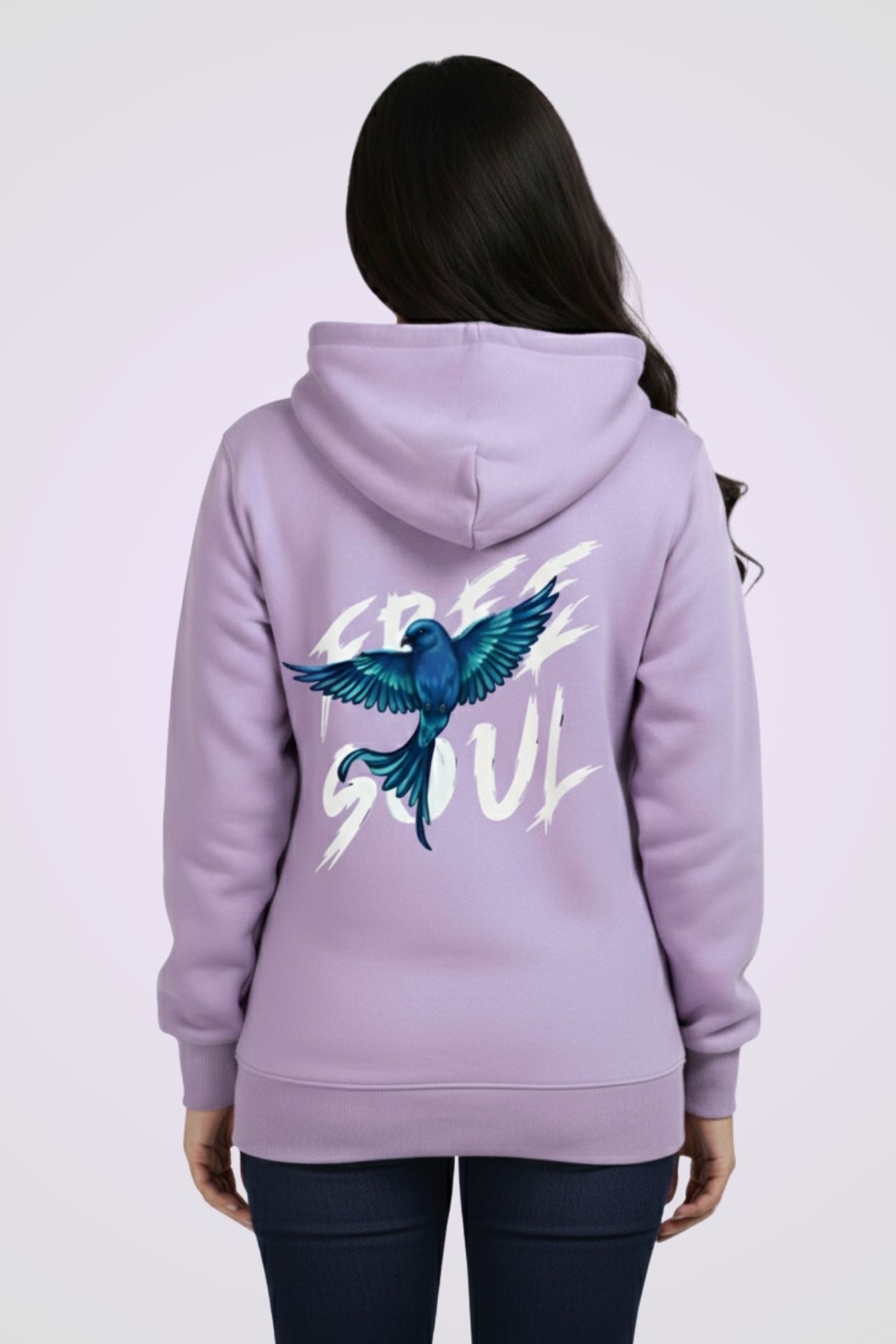 Free Soul Premium Oversized Hoodie  - Lavender