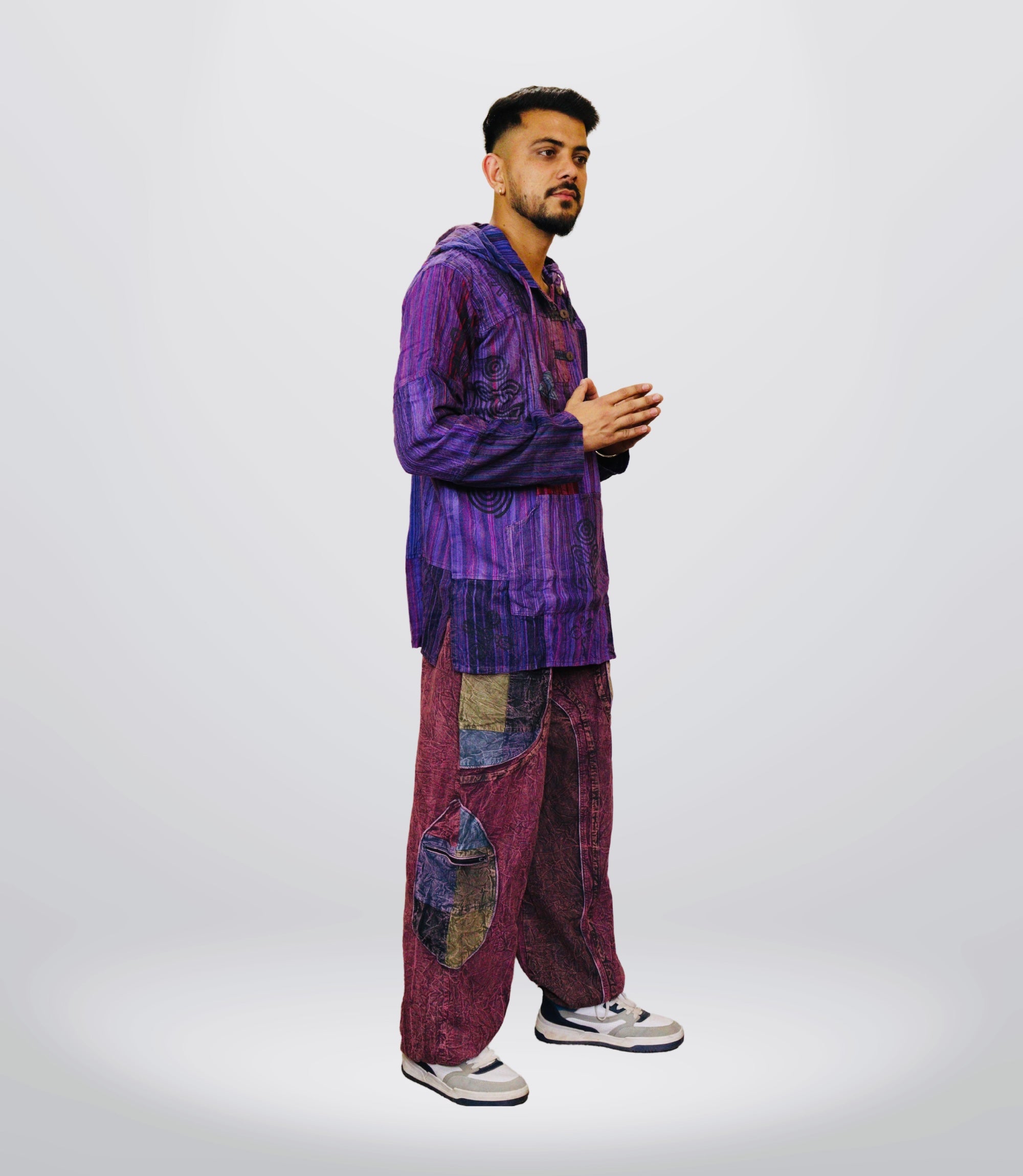 Boho Tribal Hoodie-Pants- Earthstone