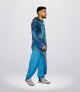 Boho Tribal Hoodie-Pant – Blue Sea