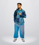 Boho Tribal Hoodie-Pant – Blue Sea