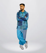 Boho Tribal Hoodie-Pant – Blue Sea