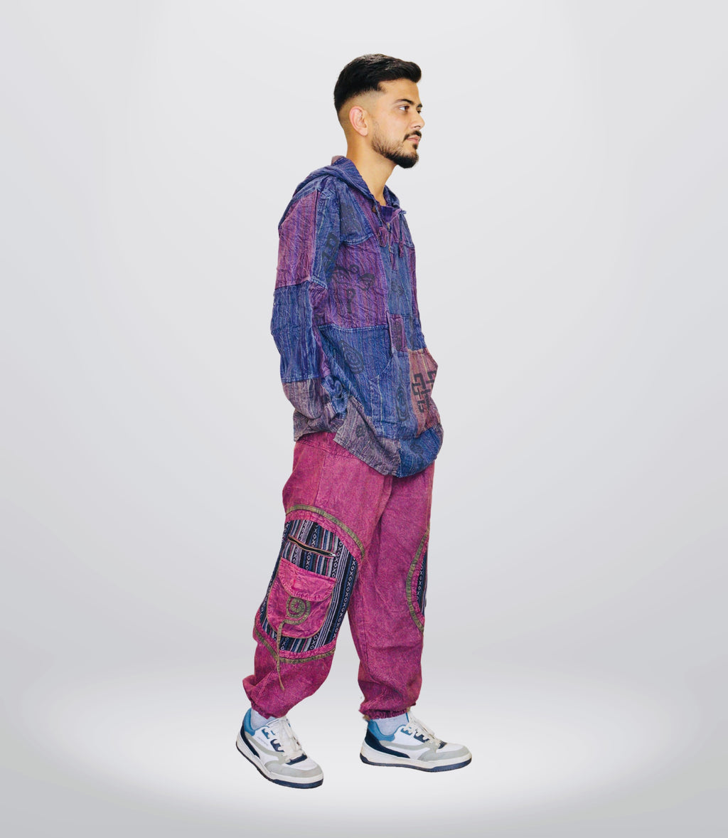 Boho Tribal Summer Hoodie-Pants- Rosemyst