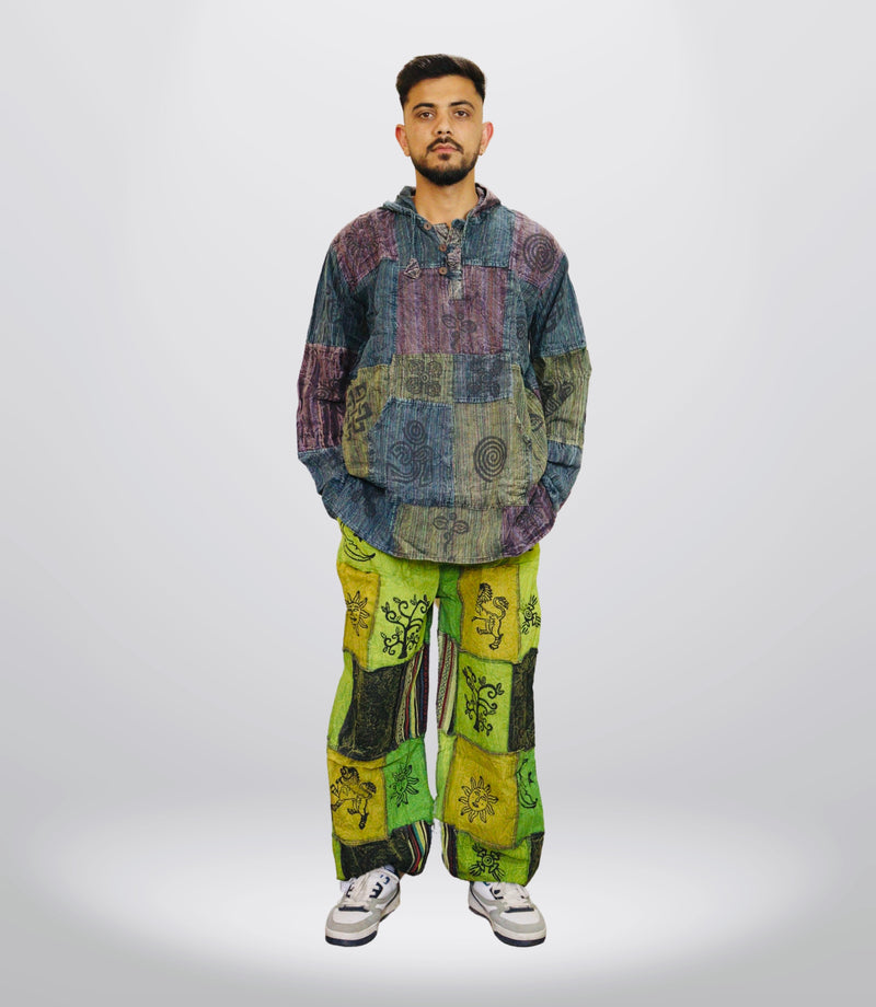 Boho Tribal Hoodie-Pants – Wild Green