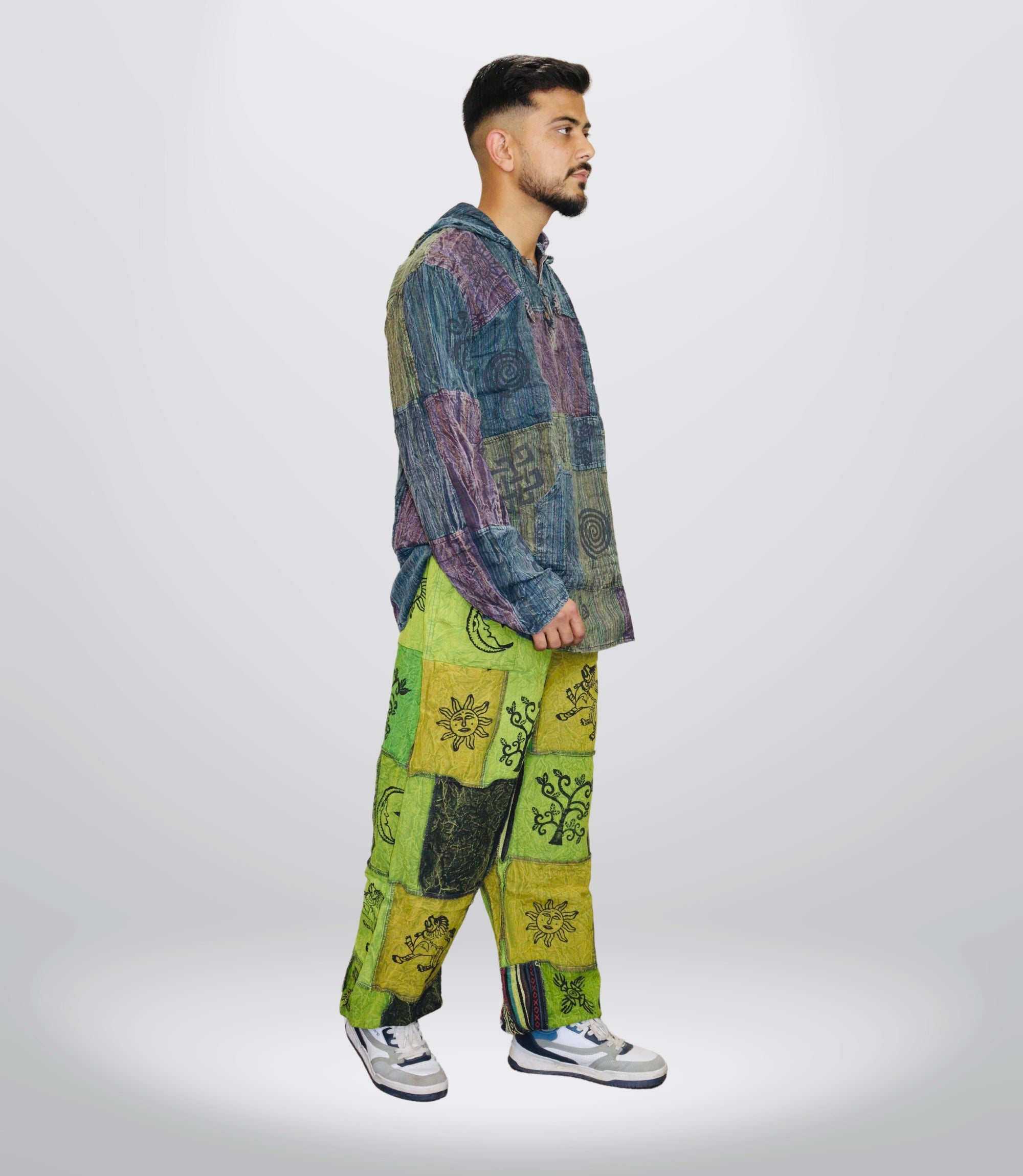 Boho Tribal Hoodie-Pants – Wild Green