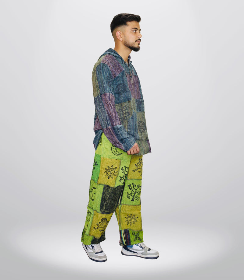 Boho Tribal Hoodie-Pants – Wild Green