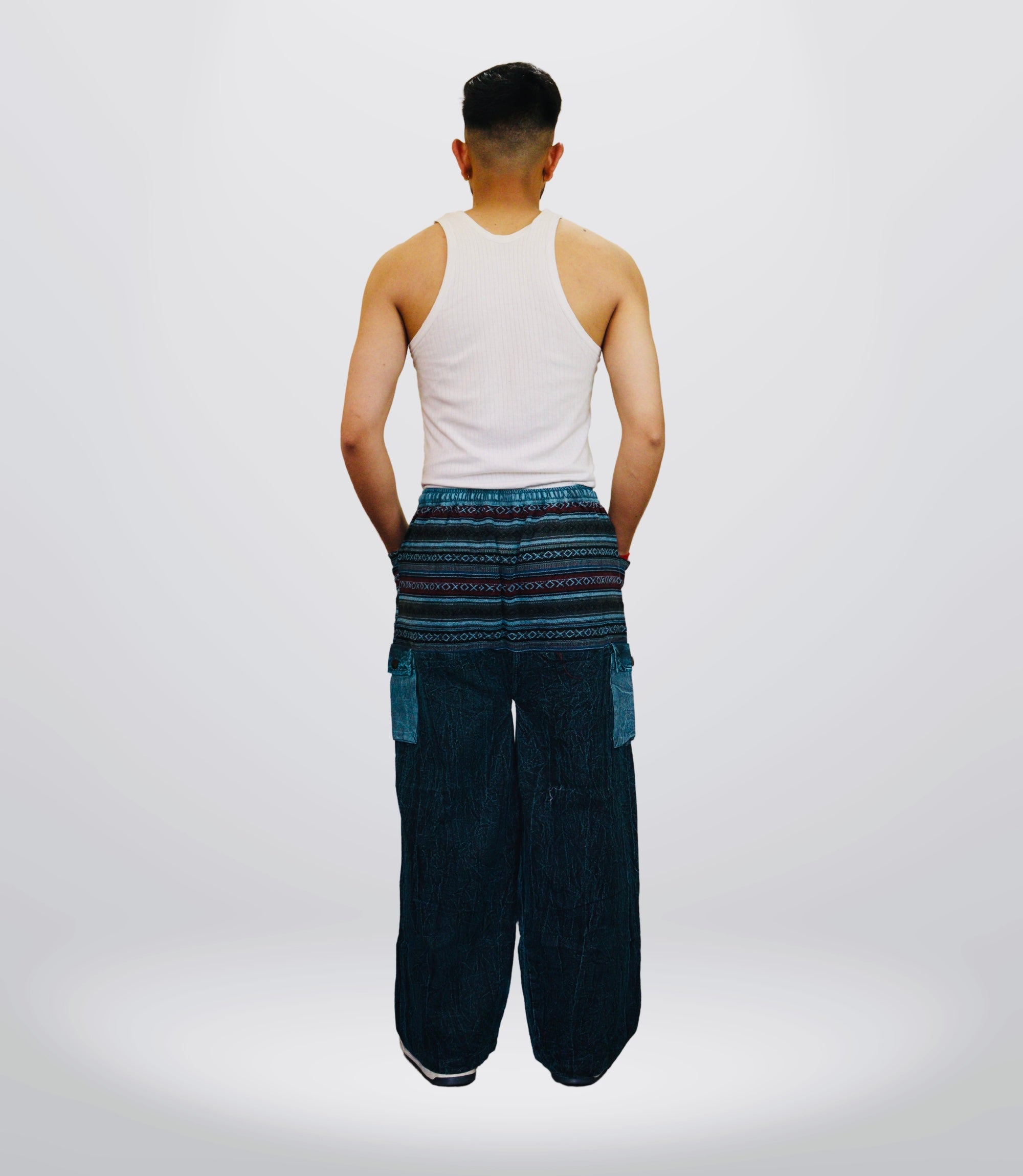 Boho Harem Trouser-BLUE