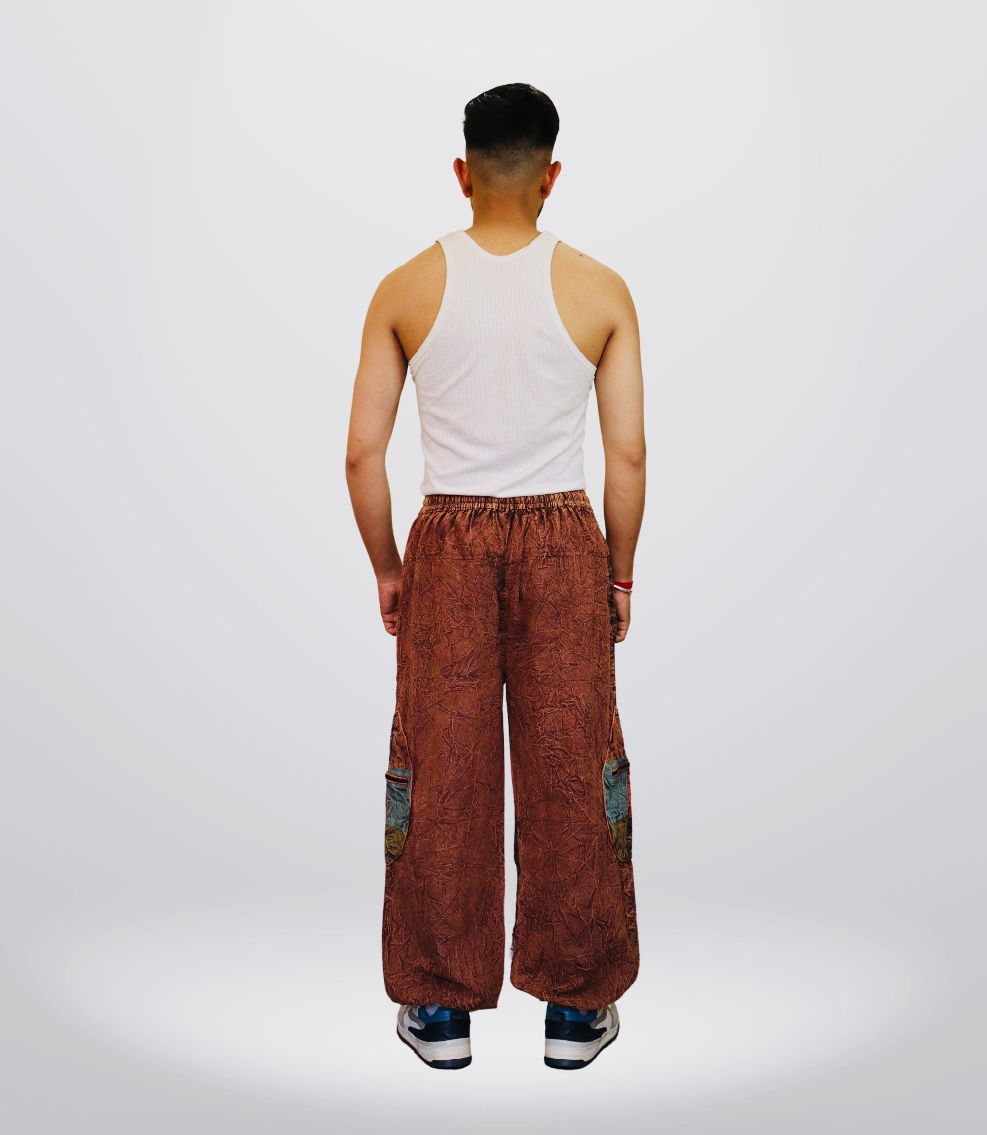 Boho Harem Trouser- Brown Multicolor