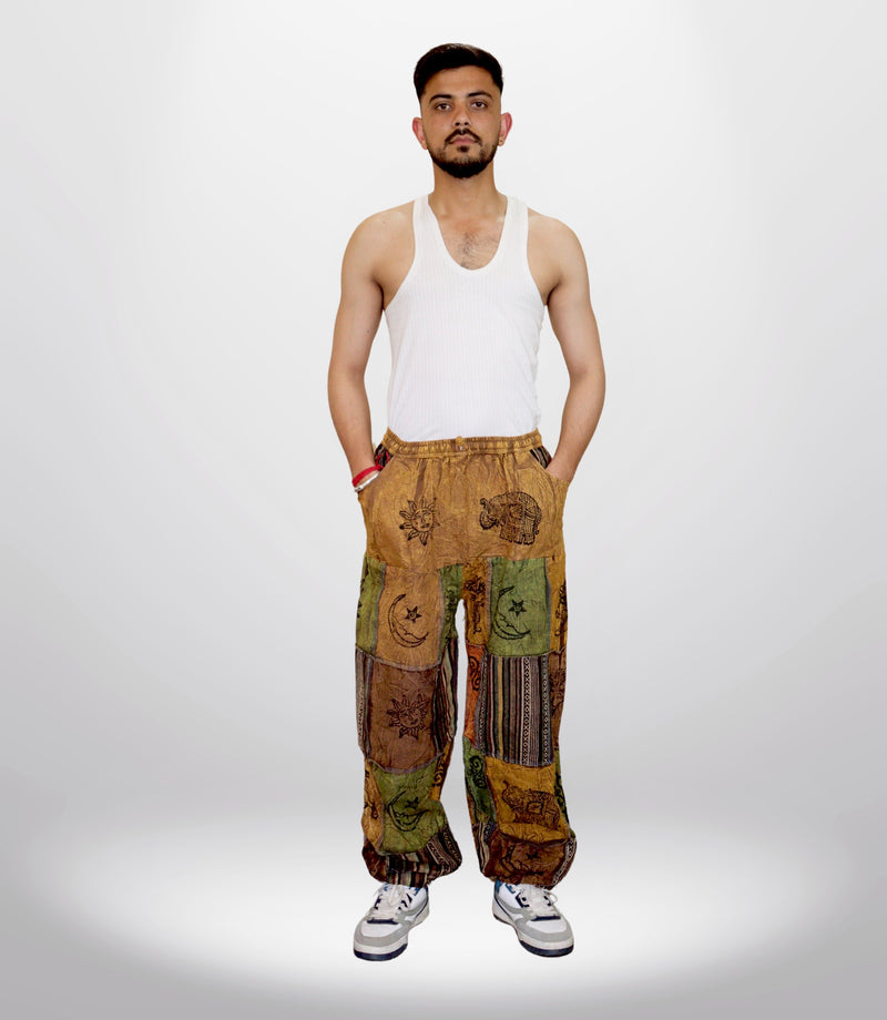 Tribal Pants-Mustard