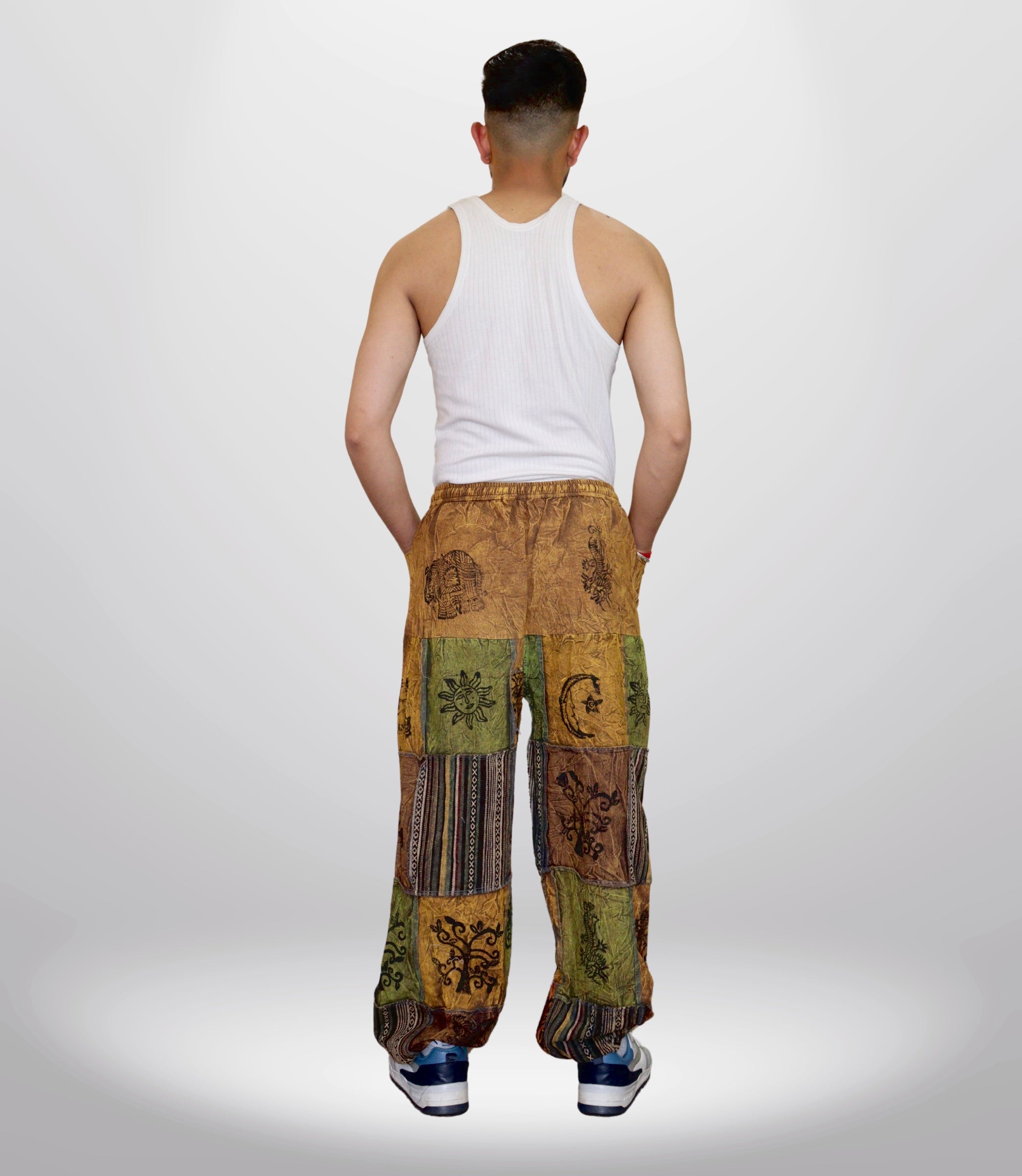 Tribal Pants-Mustard