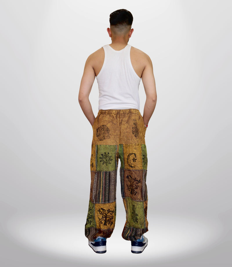 Tribal Pants-Mustard