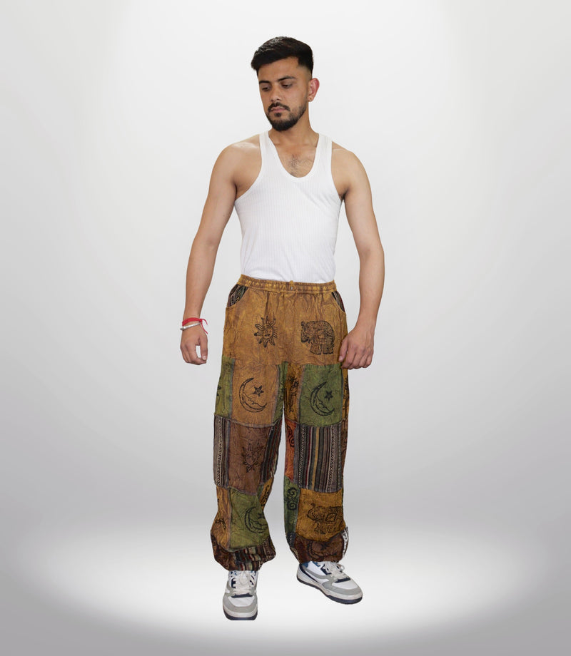 Tribal Pants-Mustard