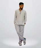 Himachali Cotton Kurta - Pajama - Grey