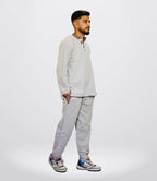 Himachali Cotton Kurta - Pajama - Grey